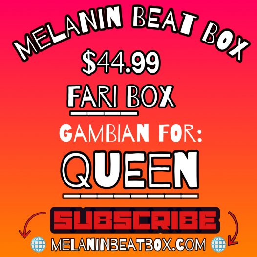 Melanin Beat Box is a monthly subscription service sourced by indie black creatives and black owned businesses only.