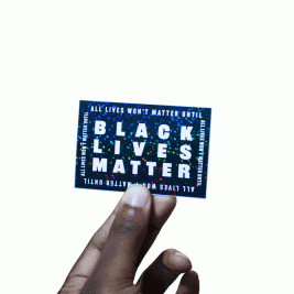 black lives matter glitter sticker