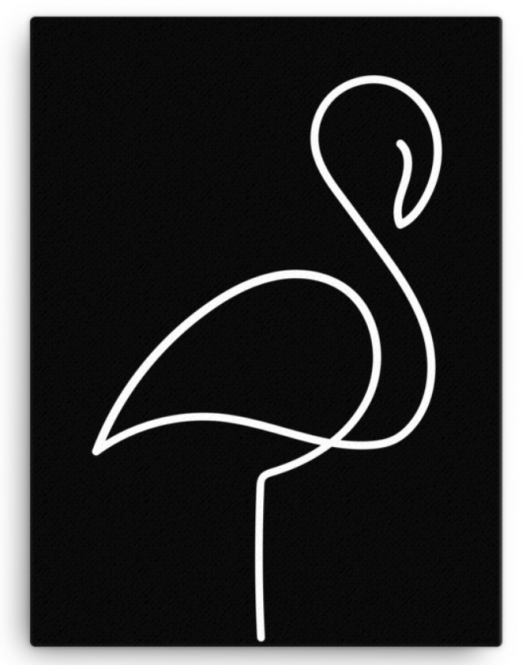 Birdy Canvas (Black)