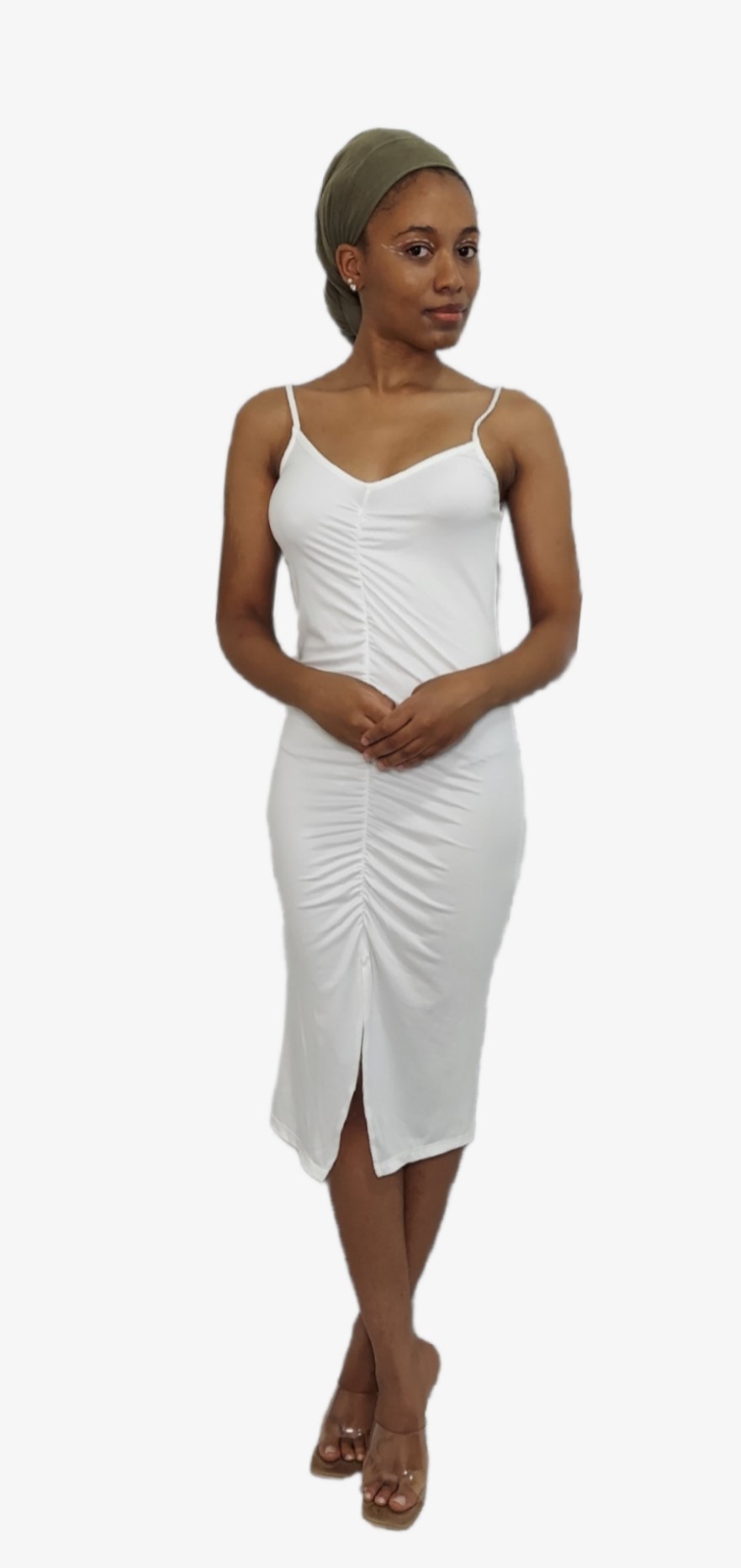 All white dress. Perfect for a casual day. Summer Ready
