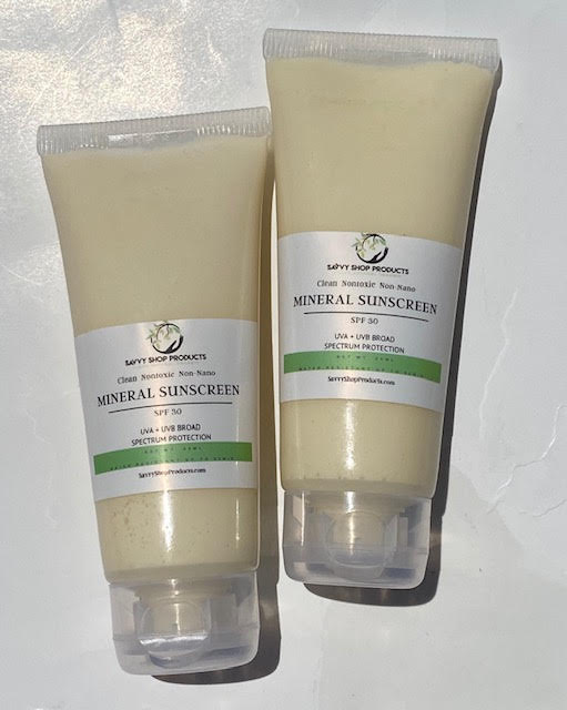 Savvy Natural Mineral Sunscreen | Sunblock