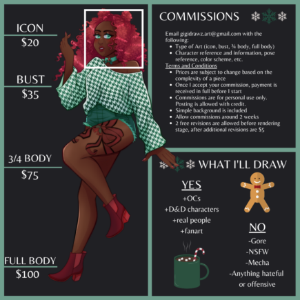 gigidrawz commission prices and terms and conditions