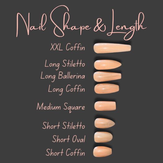 Peachy Glitz | Orange Nails | Gold Nails | Press on Nails | Long Stiletto Nails | Fake Nails | MADE TO ORDER