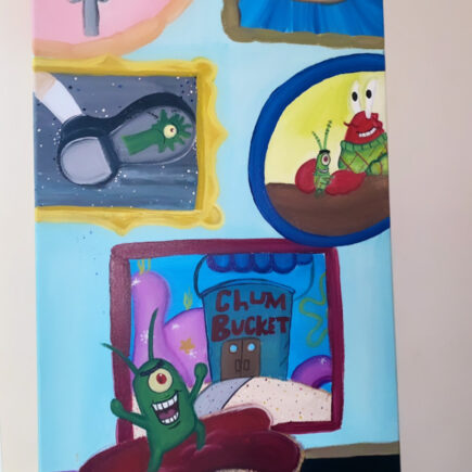 Planktons Paradise - Art - #acrylicpaint, Spongebob