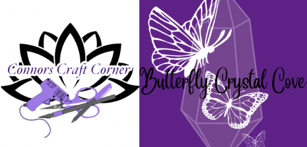 Connors Craft Corner Presents: Butterfly Crystal Cove