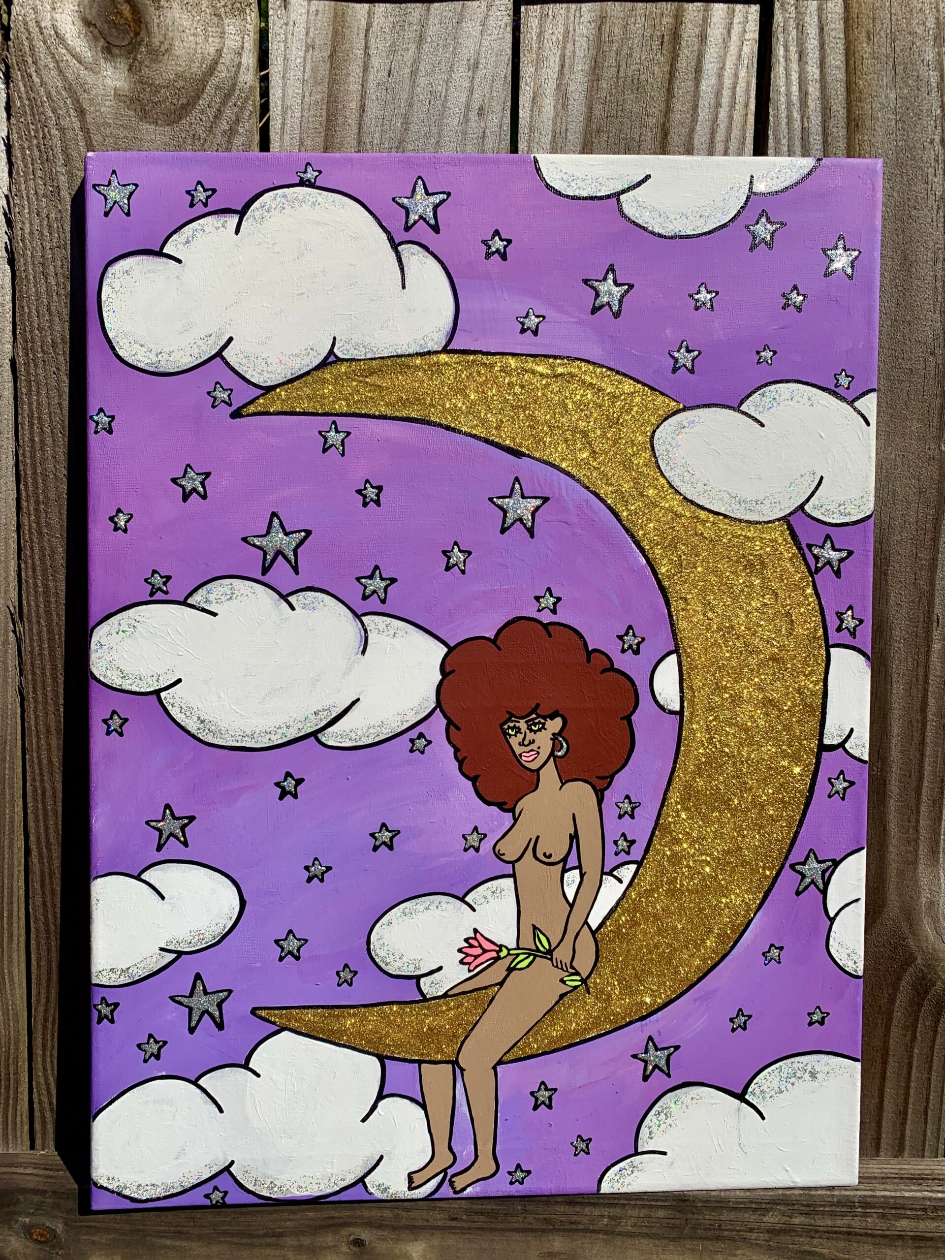 Moon Mami 18 24 Painting On Canvas Miiriya moon-mami-18-24-painting-on-canvas-miiriya