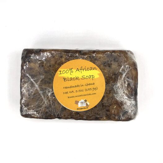 Our African Black Soap (ABS) is handmade in Ghana, West Africa and it's the perfect choice for cleansing your skin of dirt and excess build up that may clog your pours. Excellent for washing your hands and can remove heavy layers of dirt from your skin and face.