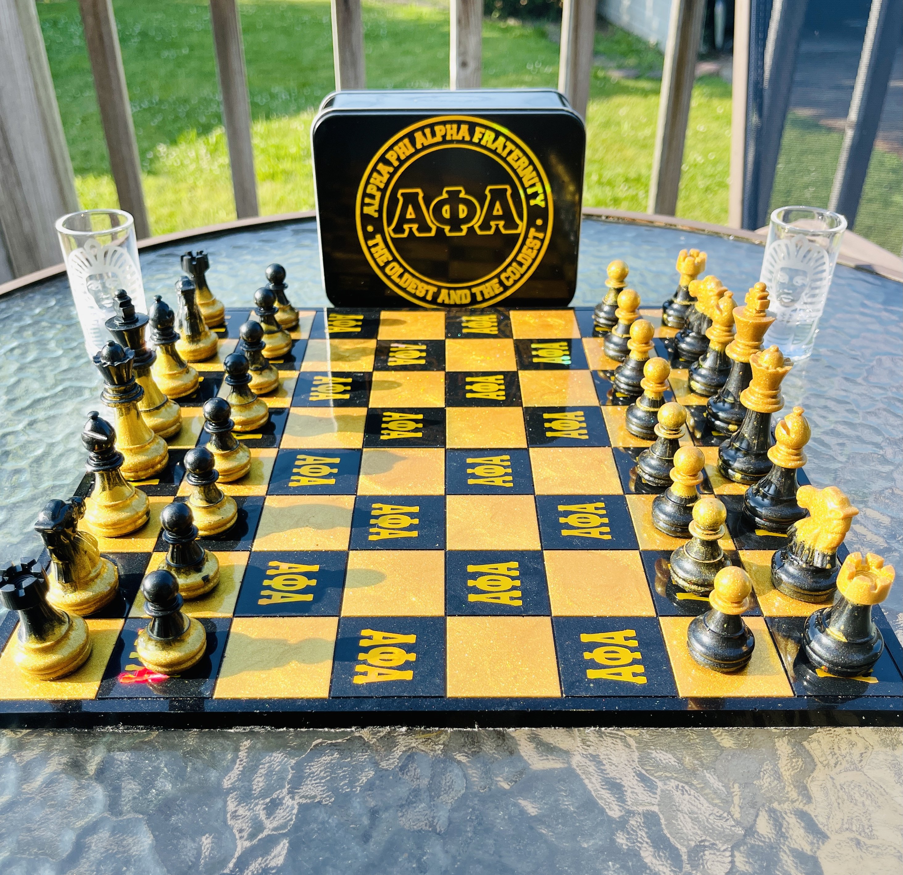 Custom chess set miiriya