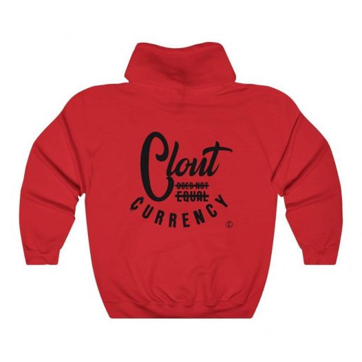Clout Doesn't Equal Currency w/ Back Sweatshirt - We Are Jersey