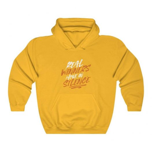 Real Winners Move In Silence Sweatshirt - We Are Jersey