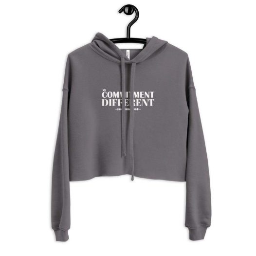 My Commitment Different Crop Hoodie