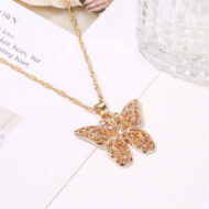 Butterfly Statement Necklaces Pendants - Image #1