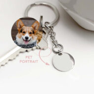 Custom Engrave Pet Name Photo Necklace - Image #1