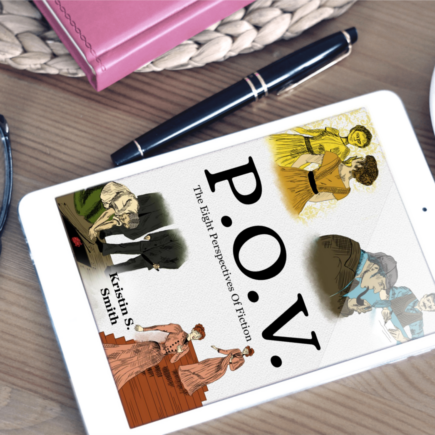 P.O.V. ebook on an iPad.