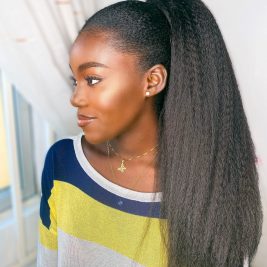 Kinky Straight Ponytail