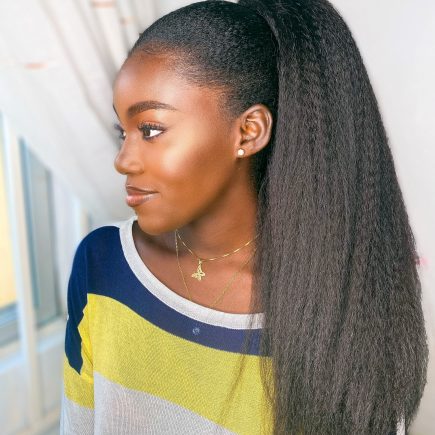 Kinky Straight Ponytail