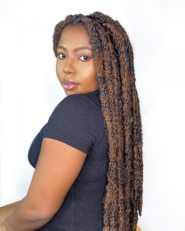 RiRi Island Locs ~ Chunky Crochet Faux Locs - Wigs/Bundles/Closures/Frontals, Beauty, Hair, Bundles / Braiding Hair, Wigs - allthingssavvy, bantu knots, braids, chunky locs, curly hair, faux locs, featured wigs, kinky hair, locs, Protective Haircare, twists