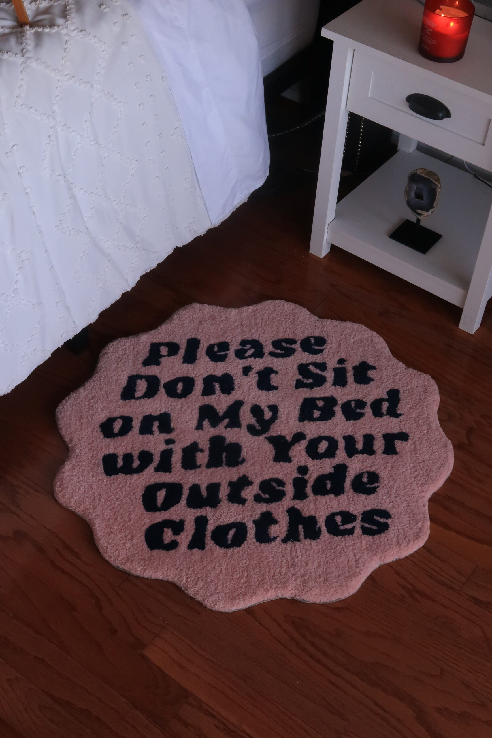 Please Don’t Sit In My Bed With Your Outside Clothes Rug miiriya