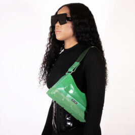 Green combat style purse