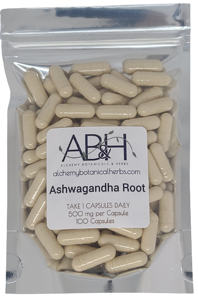 Ashwagandha Root Powder Capsules Supplements, No fillers Capsules