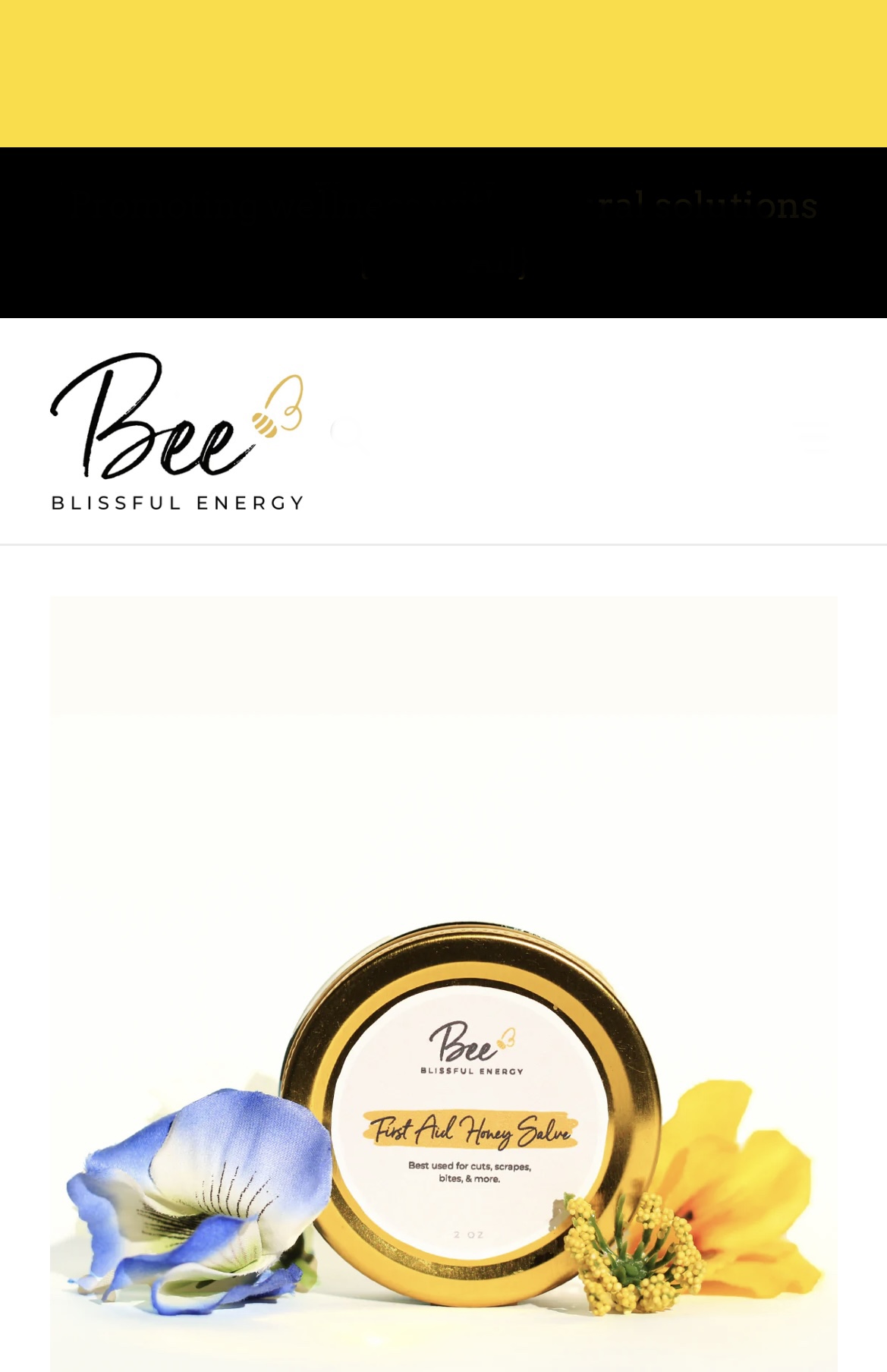 First Aid Honey Salve