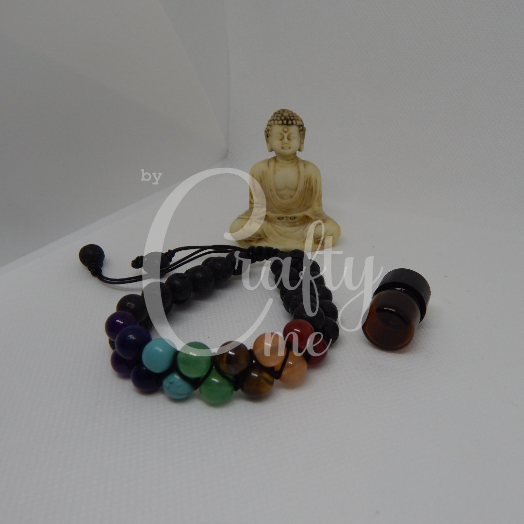 Double Chakra Diffuser Bracelet