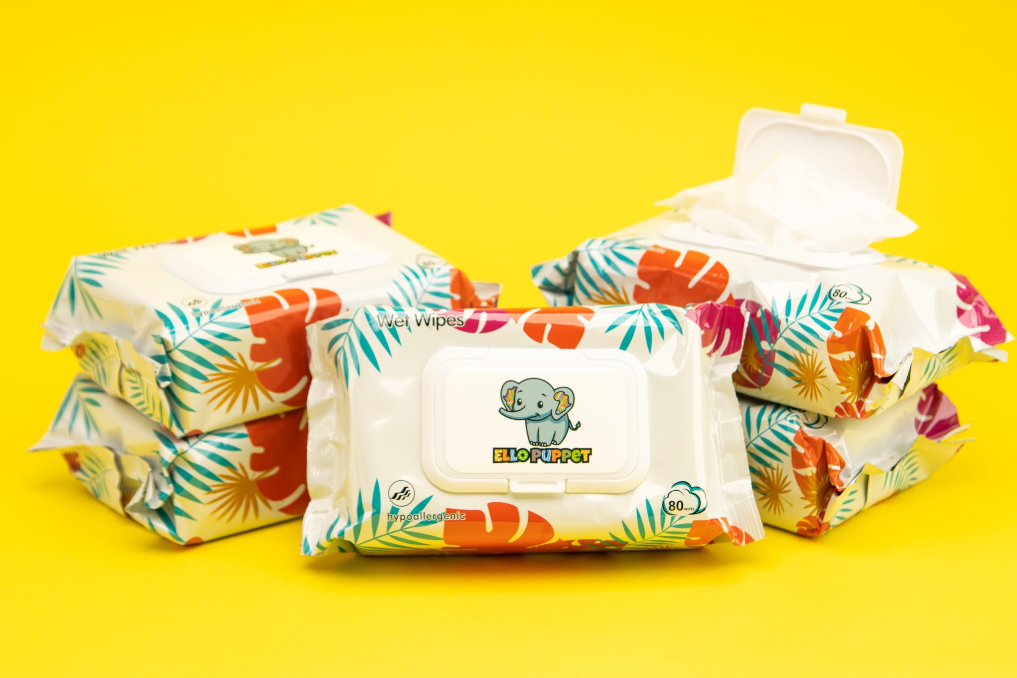 Ello Puppet Baby Wipes 720 ct