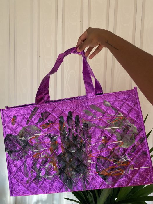 GREENHOUSE FX Metallic tote miiriya