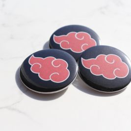 Red Cloud Metal Back Pins