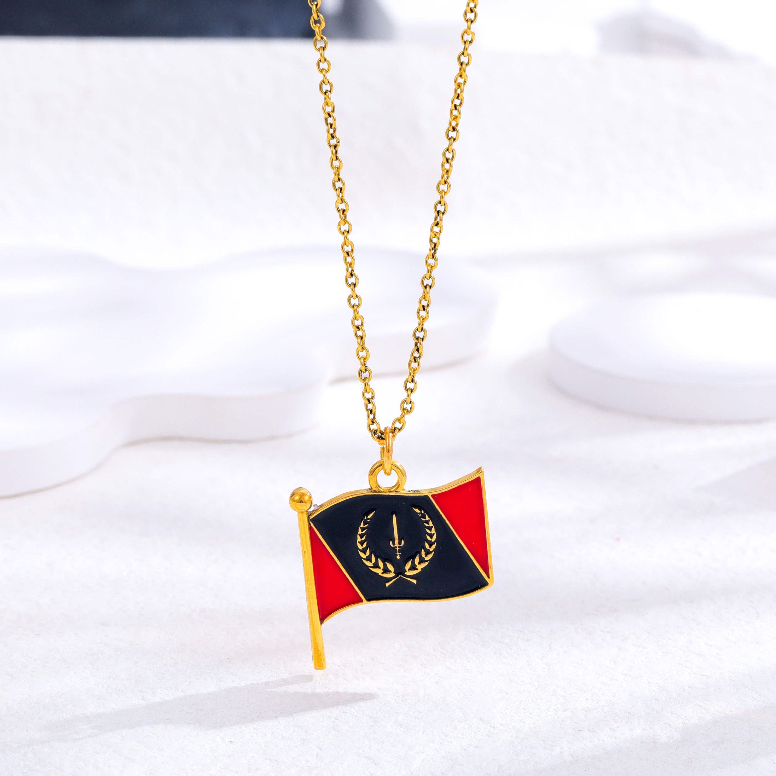 Black American Heritage Flag Necklace – miiriya