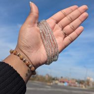 Crystal Clear Elastic Waistbead