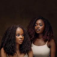 Mini Fro Kinky Twists | Passion Twists | 20 inches