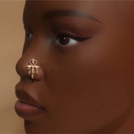 Ambitious Cubic Zirconia Nose Stud Piercing