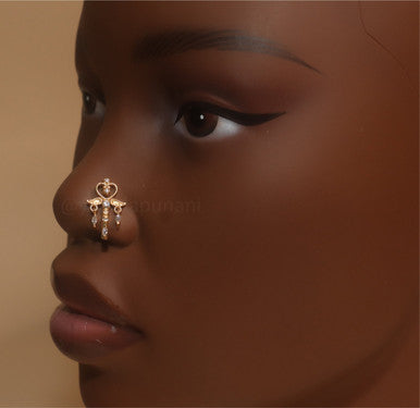 Ambitious Cubic Zirconia Nose Stud Piercing