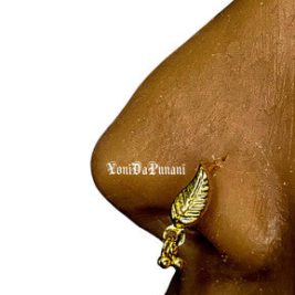 Belle Leaf Nose Hoop Piercing Jewelry