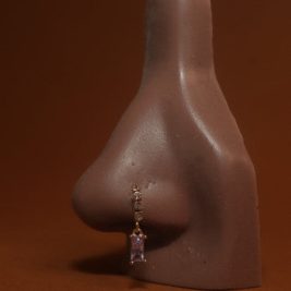 Dangle Teardrop Nose Hoop Piercing Jewelry