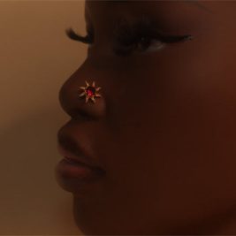 Era CZ Gem Nose Stud Piercing Jewelry