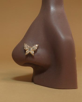Butterfly Magnetic Nose Stud Jewelry