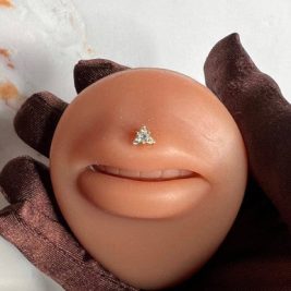 Cute Cubic Zircon Labret  Lip Stud Piercing