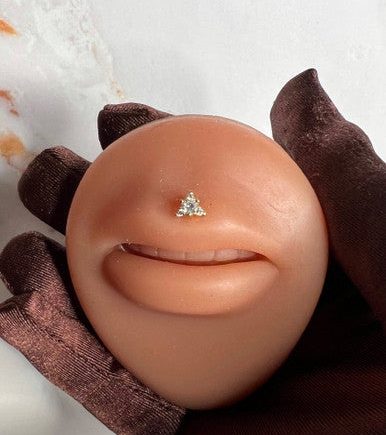 Cute Cubic Zircon Labret  Lip Stud Piercing