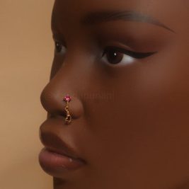 Eternity Gem Nose Stud Piercing Jewelry