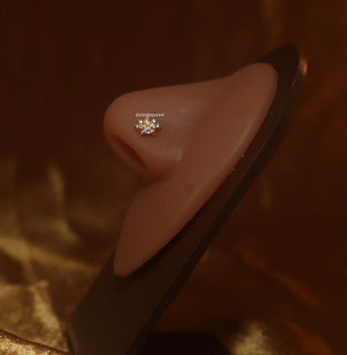 Enlightenment Styles Nose Stud Ring Piercing