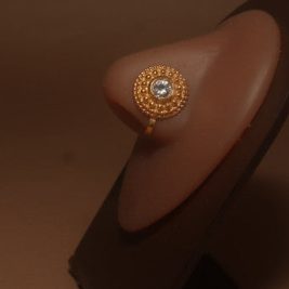 INFINITY Circle Gems Nose Cuffs CLIP-ON