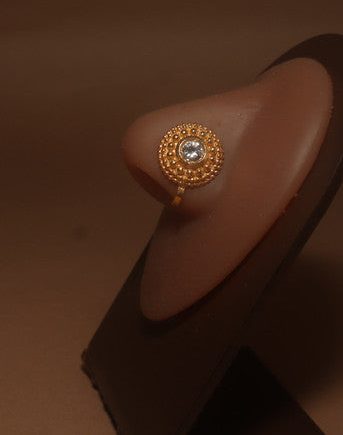 INFINITY Circle Gems Nose Cuffs CLIP-ON