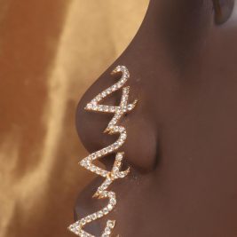 444 Angel Number 20G Nose Stud Jewelry