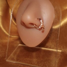 Makalia Dangle Nose Hoop Ring Piercing Jewelry