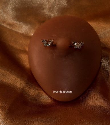 Butterfly Nipple Rings Body Piercing Jewelry