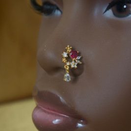 Poseidon Nose Stud Ring Piercing Jewelry