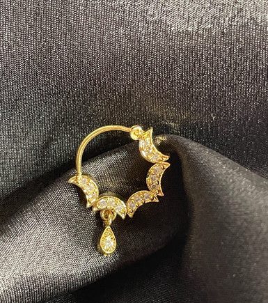 Six Moon Nose Hoop Piercing Jewelry