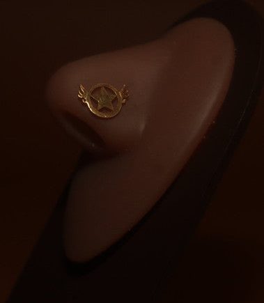 America Star Wings  Nose Stud Jewelry